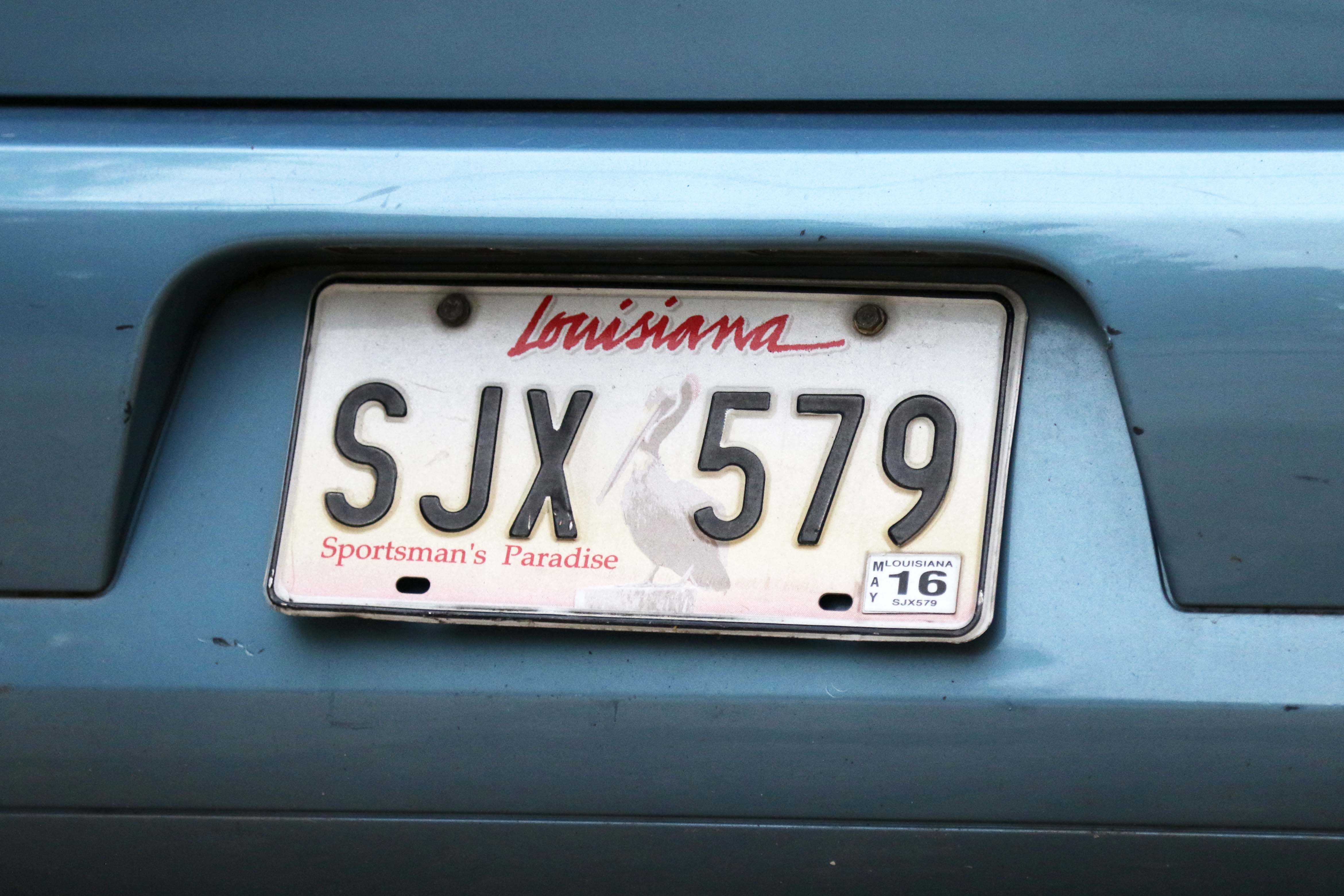 louisiana license plate louisiana license plate
